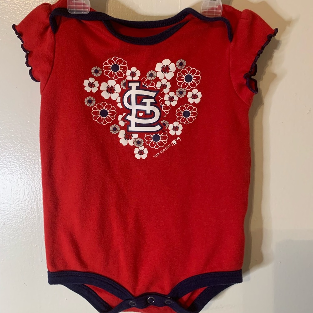 Girls MLB St Louis Cardinals Onesie - Size 18 Months